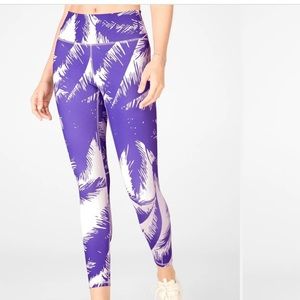 FABLETICS High-Waisted Printed PureLux 7/8 Leggings